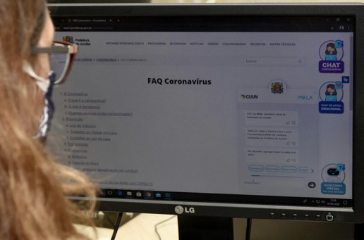 Assistente virtual tira dúvidas sobre covid-19