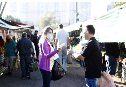 Feira recebe mais de 2 mil máscaras