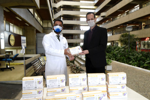 Fleming doa 450 testes rápidos para Saúde