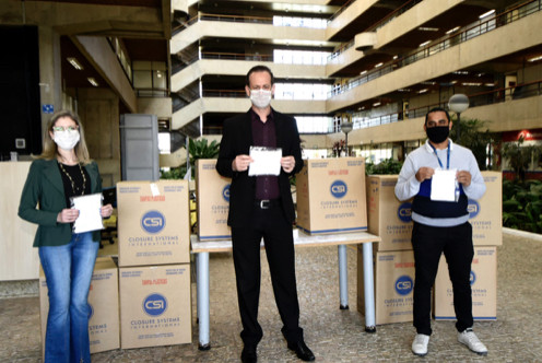 Saúde recebe mais de 6 mil máscaras doadas