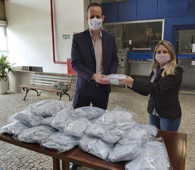 Maggi Caminhões doa máscaras para Jundiaí